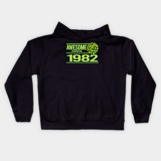 Green Leaf 1982 Kids Hoodie